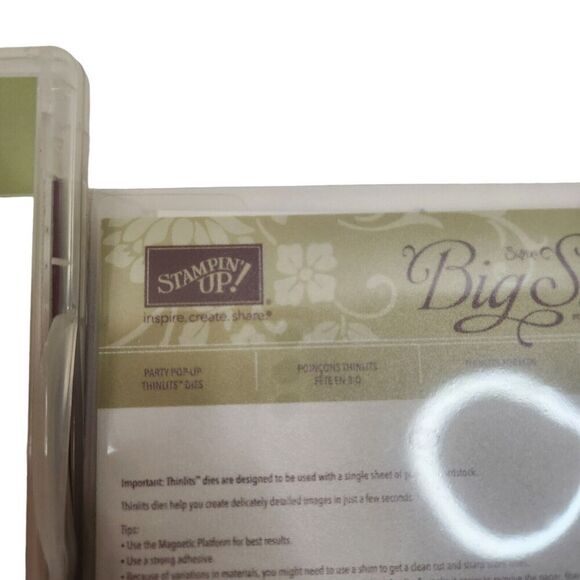 Stampin' Up! PARTY‎ WISHES Stamp Set & PARTY POP-UP Dies Birthday Cake Balloon - Picture 6 of 6